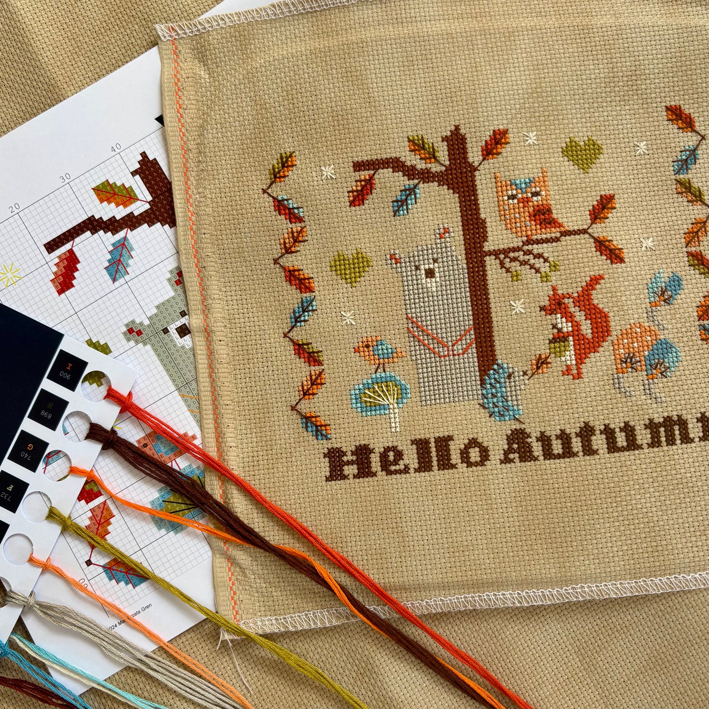 Project Bag & Cross-Stitch Kit Set