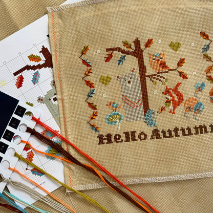 Project Bag & Cross-Stitch Kit Set