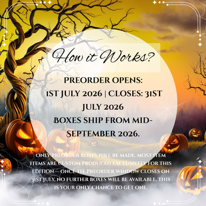 PREORDER Halloween Mystery Box 2026