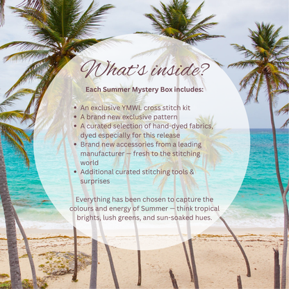 YMWL Summer Stitch Box | Quarterly Cross Stitch Subscription Box