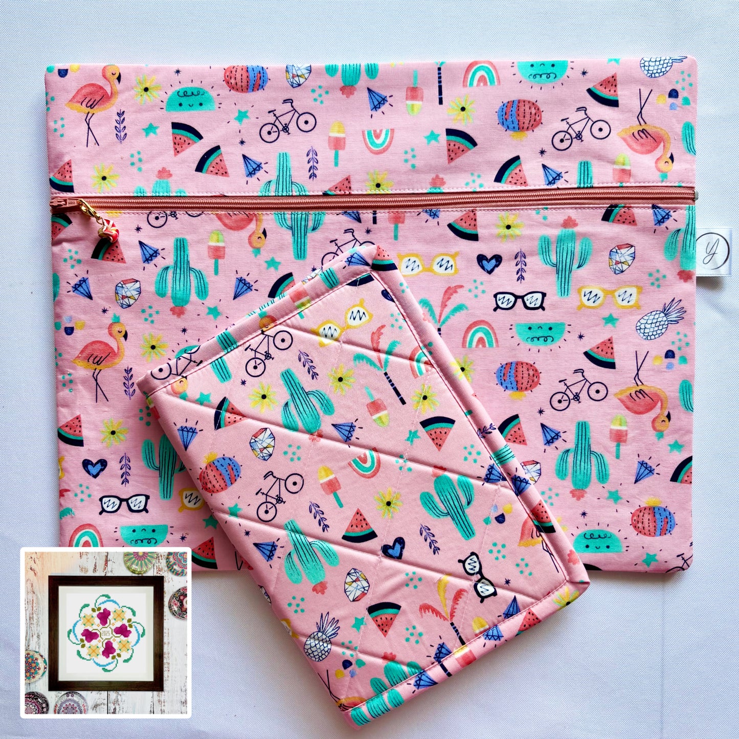 Project Bag for Cross stitch & Embroidery