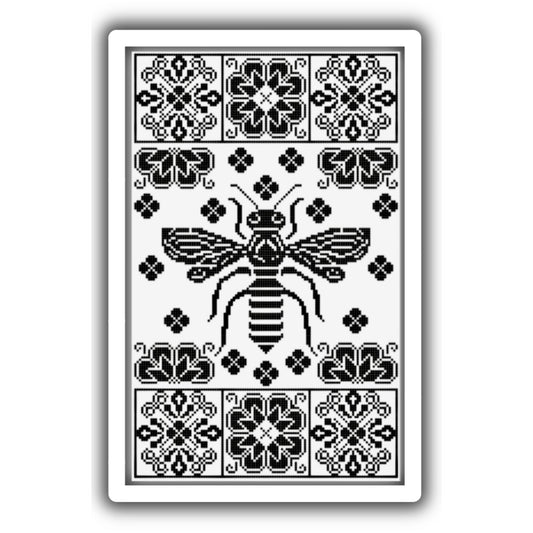 Nature's Geometry - Wasp Cross-stitch Pattern