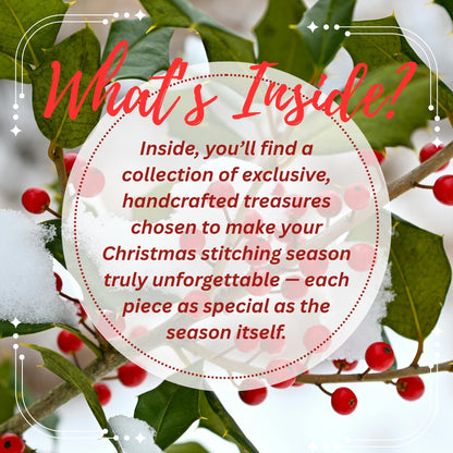 PREORDER Christmas Stitch Box | Quarterly Cross Stitch Subscription Box
