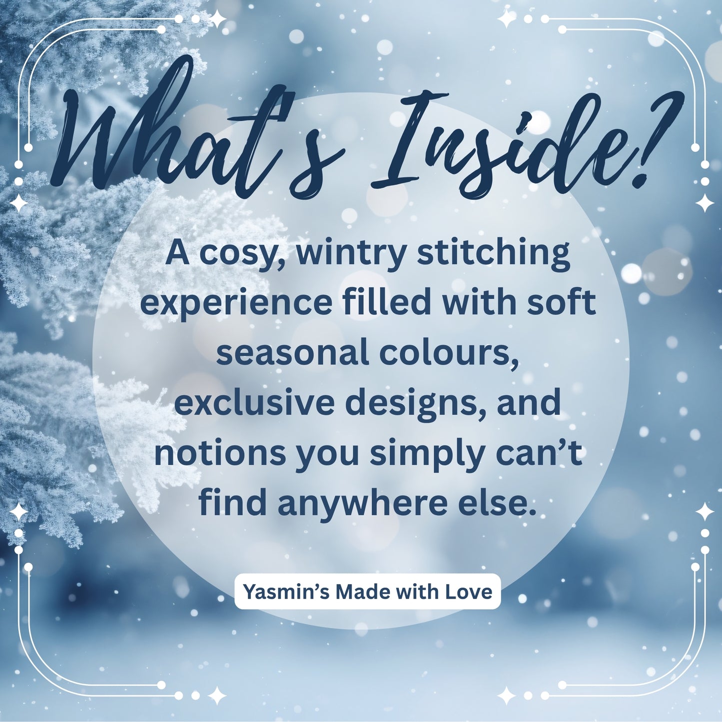 PREORDER Winter Stitch Box | Quarterly Cross Stitch Subscription Box