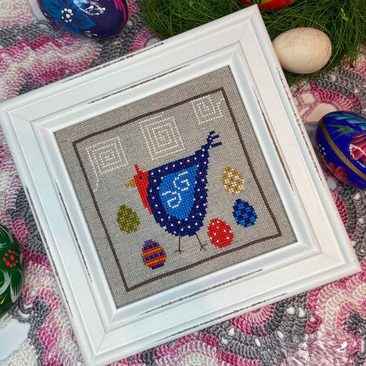 Easter Folk Bird Pattern