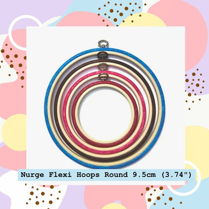 Nurge Flexi Hoops Round 9.5cm (3.74")