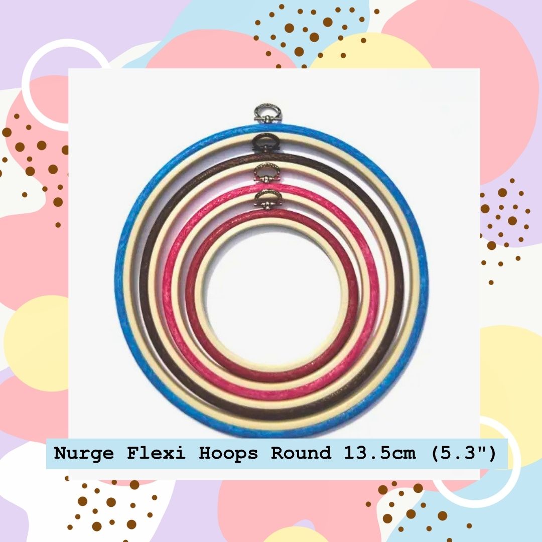 Nurge Flexi Hoops Round No. 2 - 13.5cm (5.3")
