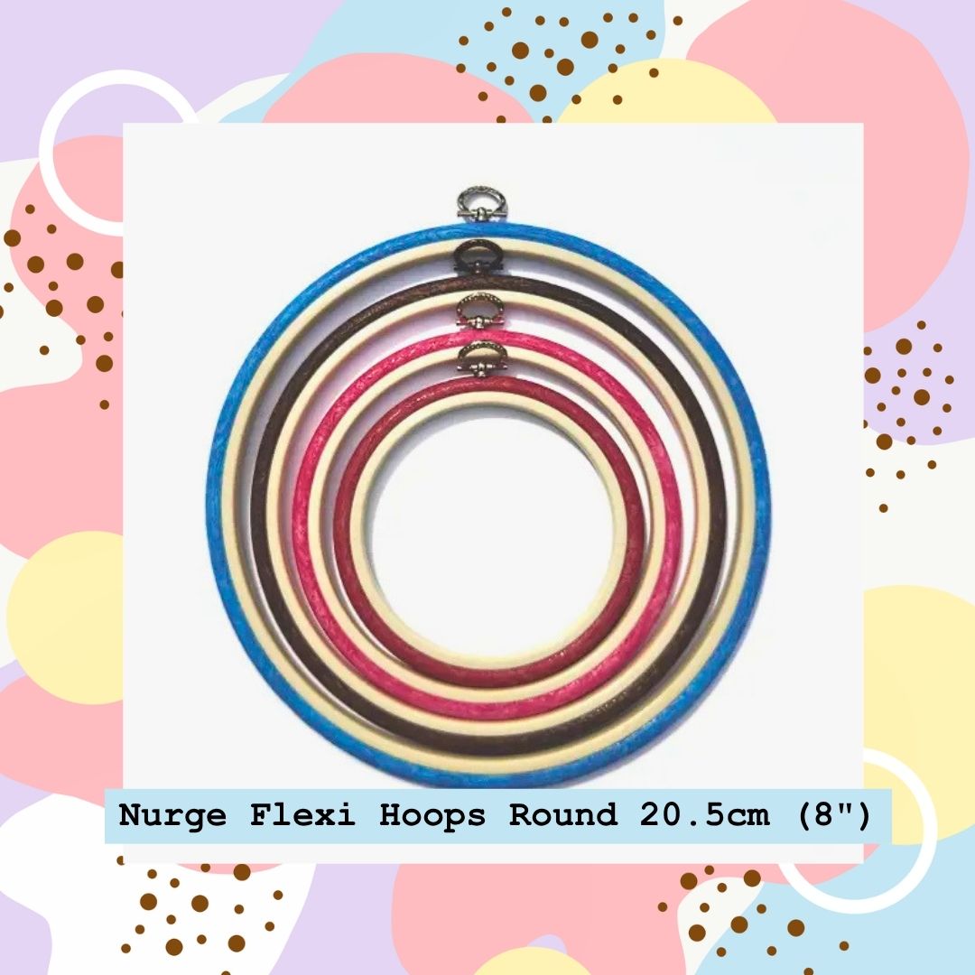 Nurge Flexi Hoops Round No. 4 - 20.5cm (8")
