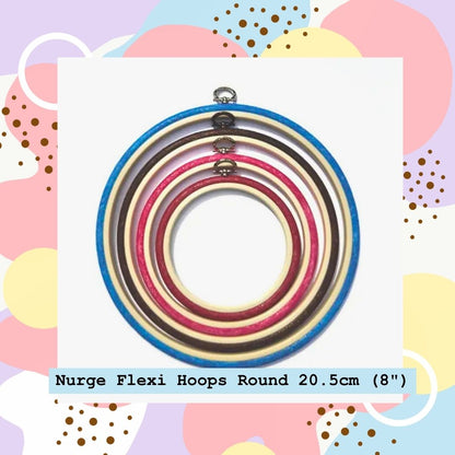 Nurge Flexi Hoops Round No. 4 - 20.5cm (8")