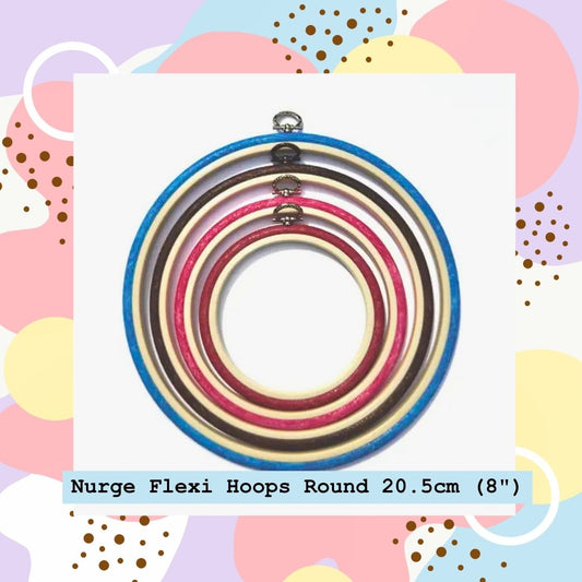 Nurge Flexi Hoops Round No. 4 - 20.5cm (8")