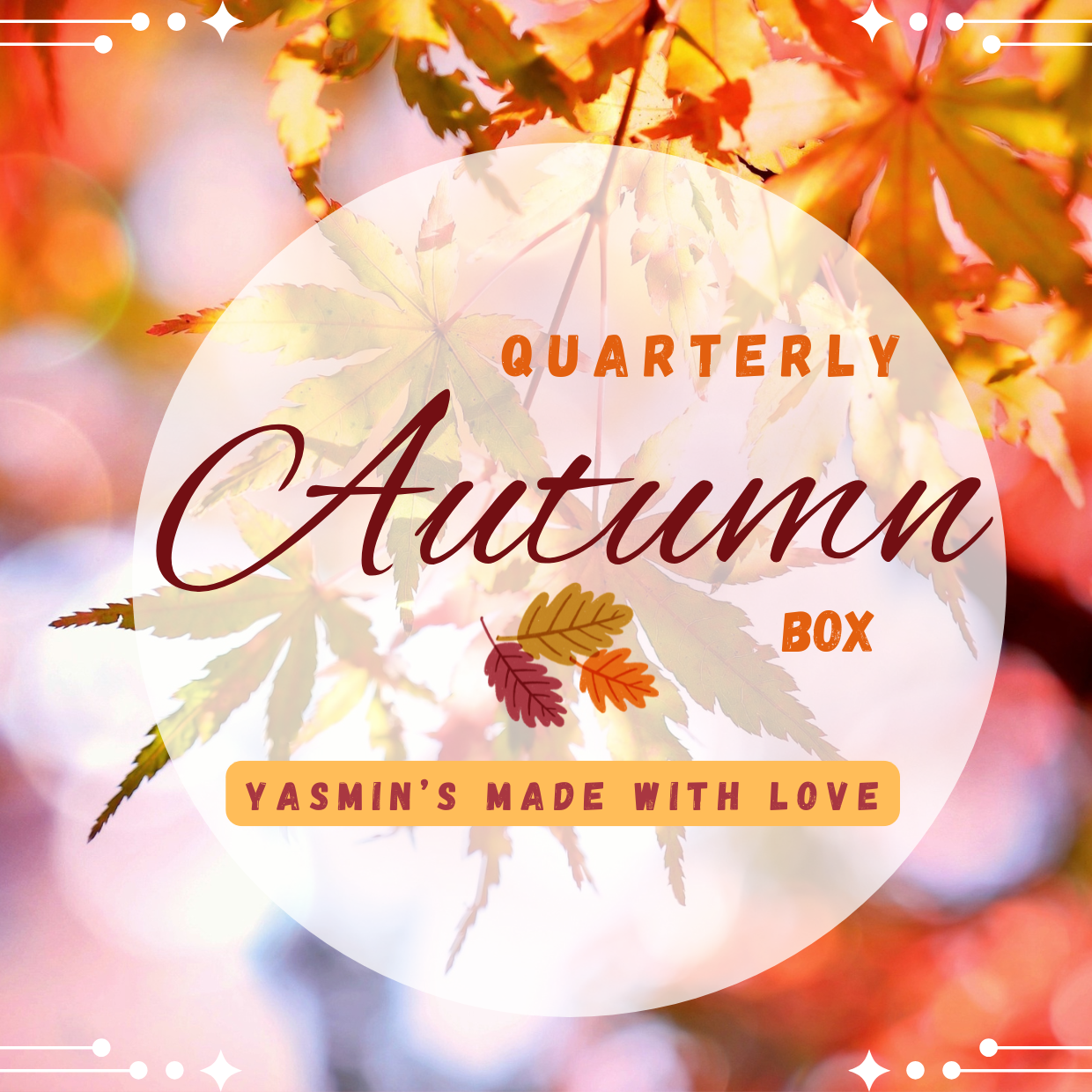 PREORDER Autumn Mystery Box | Quarterly Cross Stitch Subscription Box