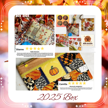 PREORDER Autumn Mystery Box | Quarterly Cross Stitch Subscription Box