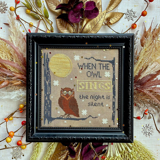 When the Owl Sings Cross-stitch Pattern