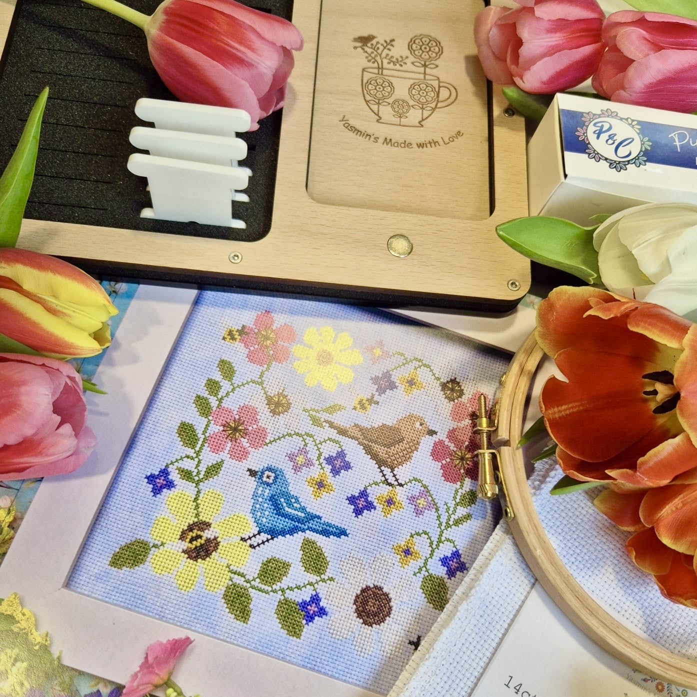 Spring Mystery Box | Quarterly Cross Stitch Subscription Box