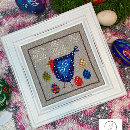 Easter Bird Mini Cross-stitch Kit