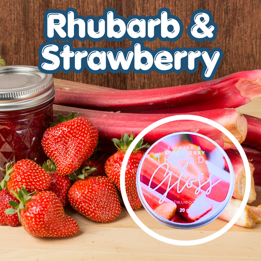 Rhubarb & Strawberry  Scented Thread Gloss