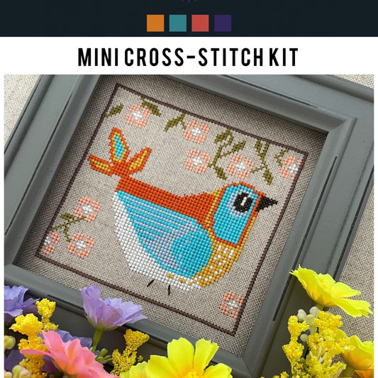 Summer Bird Mini Cross-stitch Kit