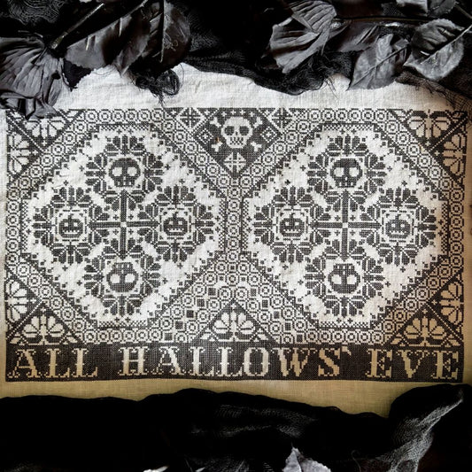 All Hallows Eve cross‑stitch chart by Yasmin’s Made with Love