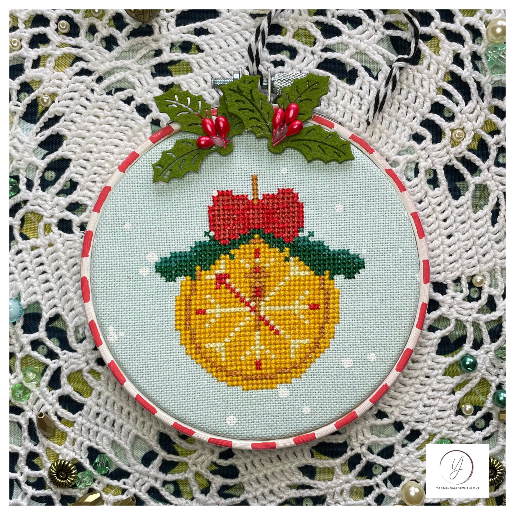 It's Almost Midnight Cross Stitch Pattern – Festive New Year’s Eve design in PDF format