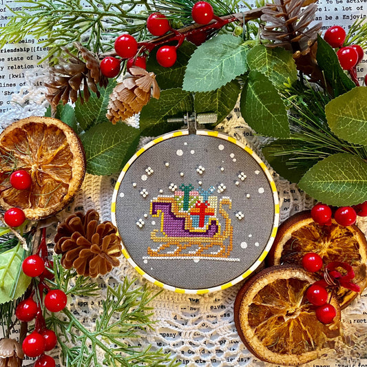 Christmas Delivery Cross-stitch Chart