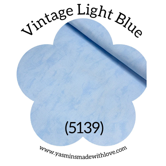 Zweigart 14ct Vintage Light Blue Aida – 5139