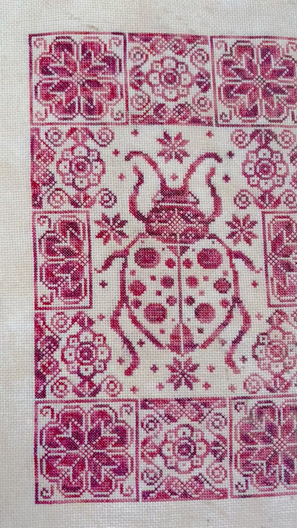 Nature Geometry - Ladybird Cross-stitch Pattern