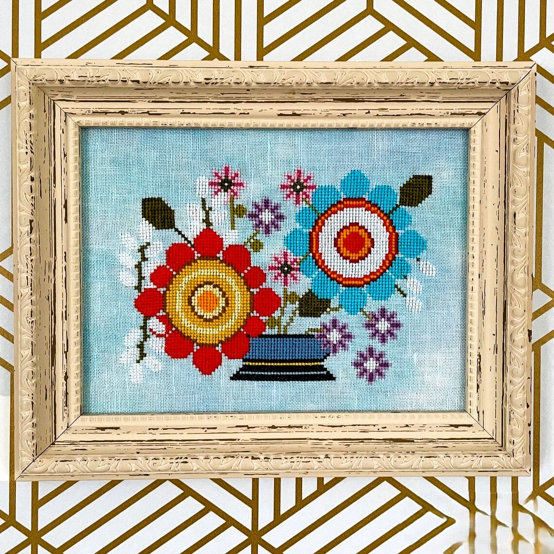 Summer Bouquet Cross-stitch Chart