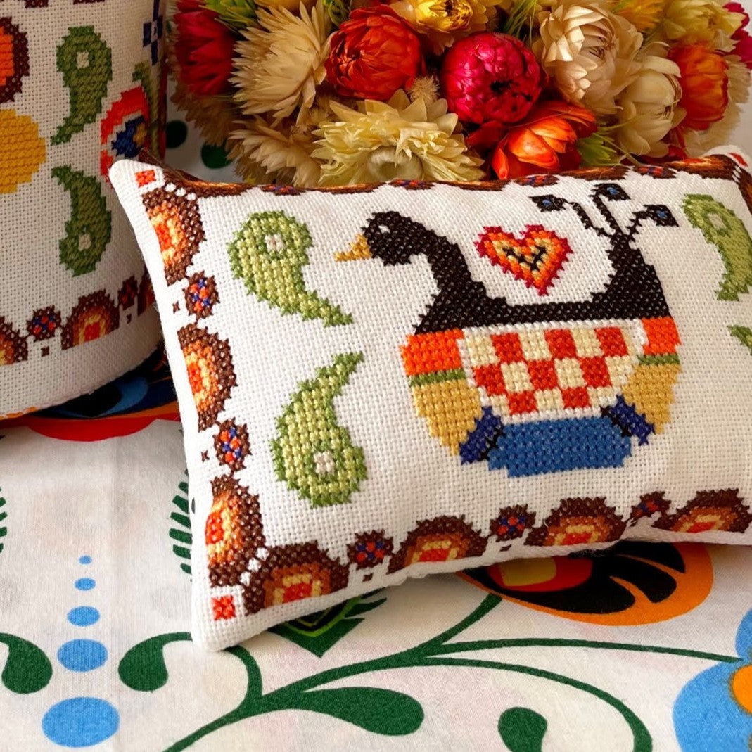 Folk Floral I Cross-stitch Kit